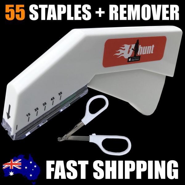 Staple Gun 55 Staples + Remover