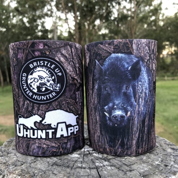 Bristle Up/Uhunt Camo Stubby Cooler
