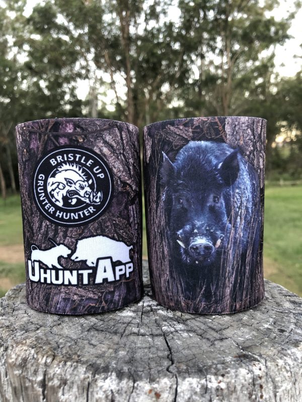 Bristle Up/Uhunt Camo Stubby Cooler