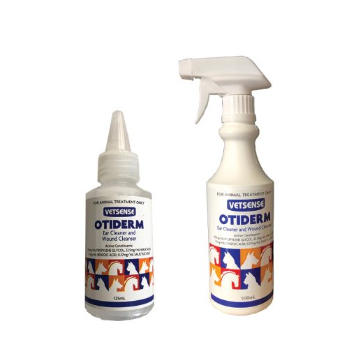 OTIDERM EAR AND WOUND CLEANSING SOLUTION 125ML or 500ML