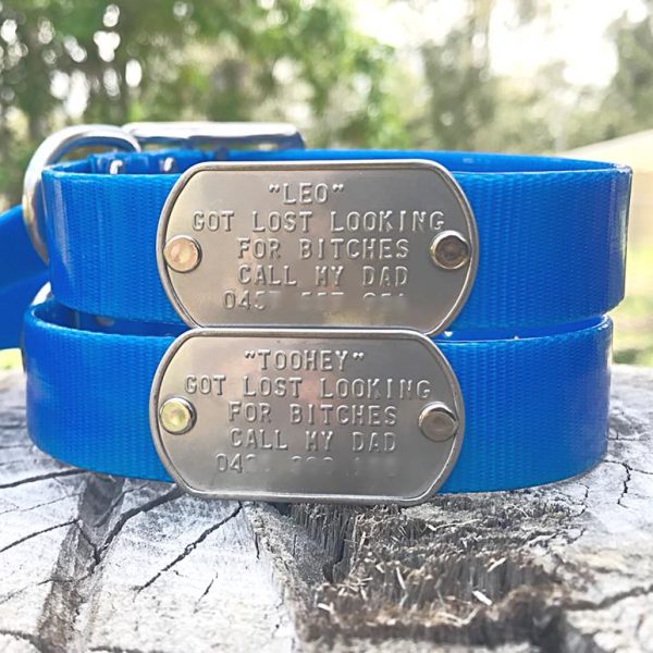 Alternative view of Metal Dog Tags (Attach to collars, chestplates and trackers)