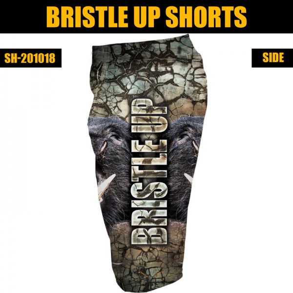 SHORTS - ELASTIC WAISTBAND - BRISTLE UP - Image 3