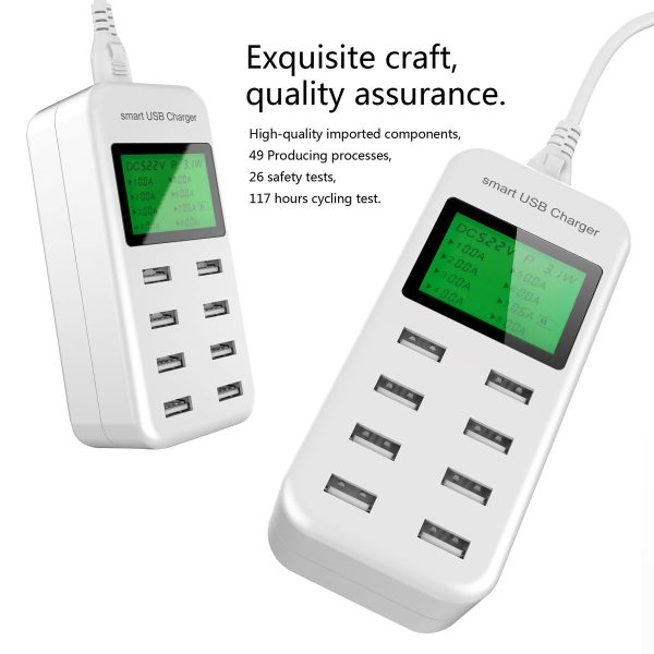 Alternative view of 8 PORT - USB WALL CHARGER