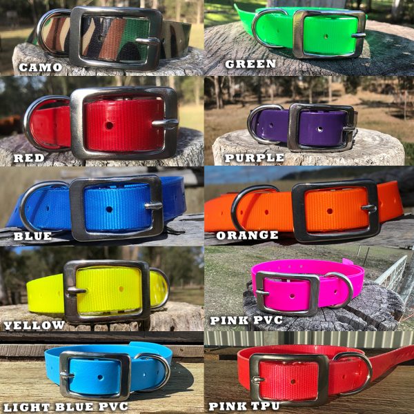 Alternative view of Collar with Tag - Mixed Colors - Aussie Tough