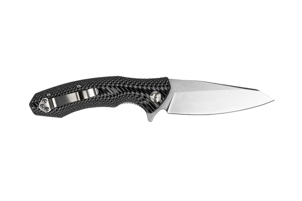 Tassie Tiger Folding Pocket knife - Black & White - Image 2