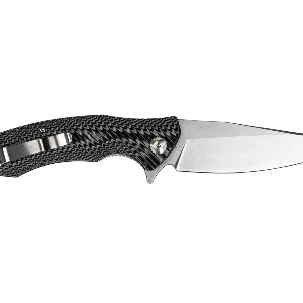 Alternative view of Tassie Tiger Folding Pocket knife - Black & White