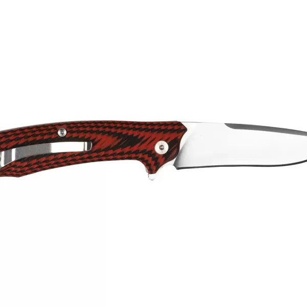 Alternative view of Tassie Tiger Folding Pocket Knife - Red & Black