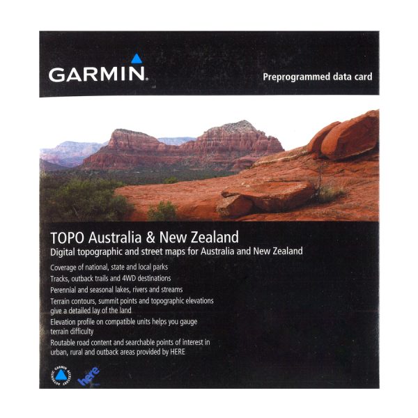 GARMIN TOPO FULL AUSTRALIA & NZ MAP FOR GPS HANDHELD