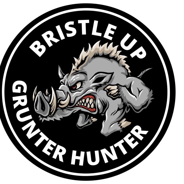 Bristle Up Sticker -80 x 80mm