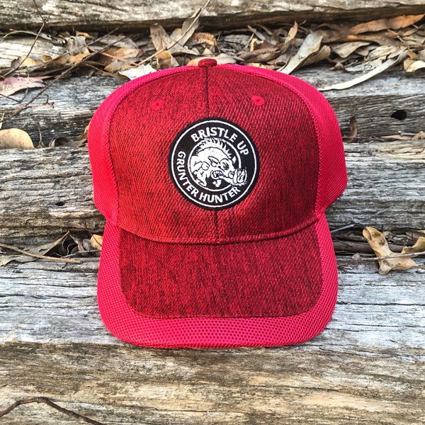 Red - Bristle Up Cap