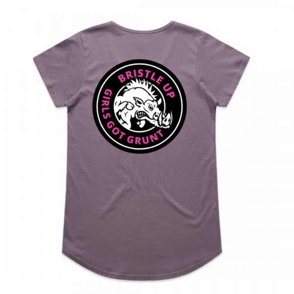 Mauve - Ladies Girls Got Grunt T Shirt - Image 3