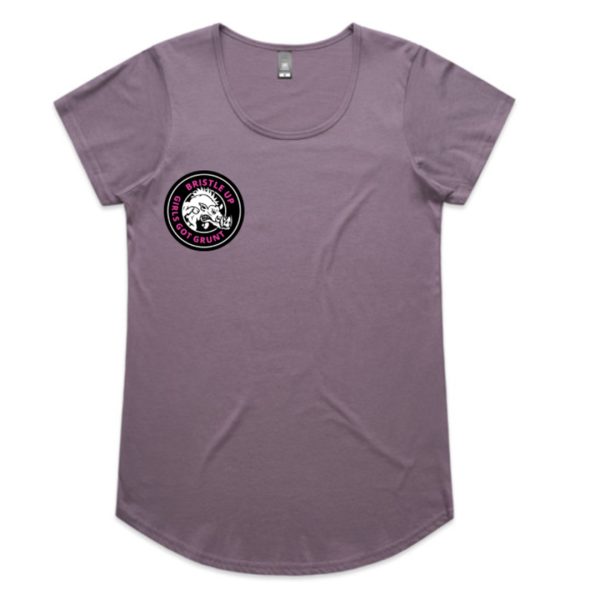 Alternative view of Mauve - Ladies Girls Got Grunt T Shirt