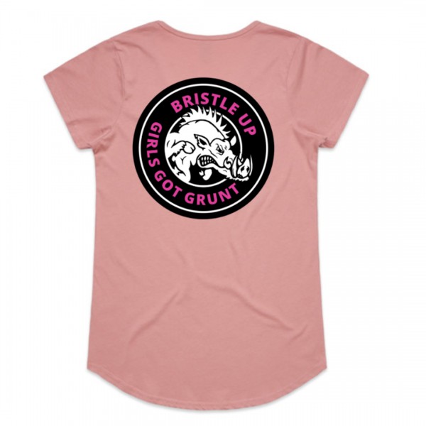 Rose - Ladies Girls Got Grunt T Shirt - Image 3