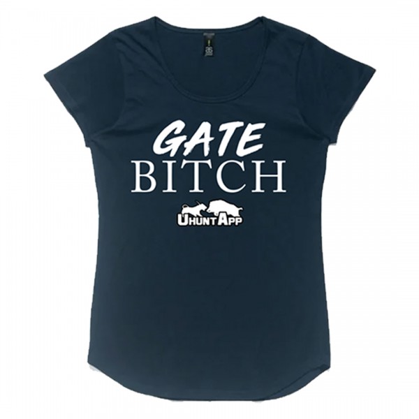 Navy - Ladies Gate Bitch Shirt - Image 3