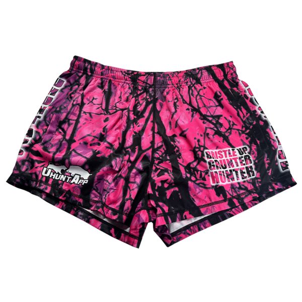 Pink Camo Footy Shorts - Kids & Adults #002