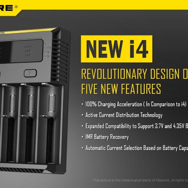 Nitecore new i4 Intelligent Universal Battery Charger F Li-ion