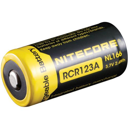 4x Nitecore NL166 rechargeable batteries for Hikmicro (123A)