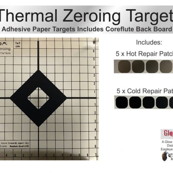 Glow Shot Thermal Target - Zeroing