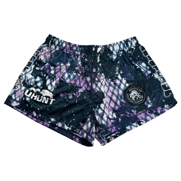 Purple Footy Shorts - Kids & Adults #003