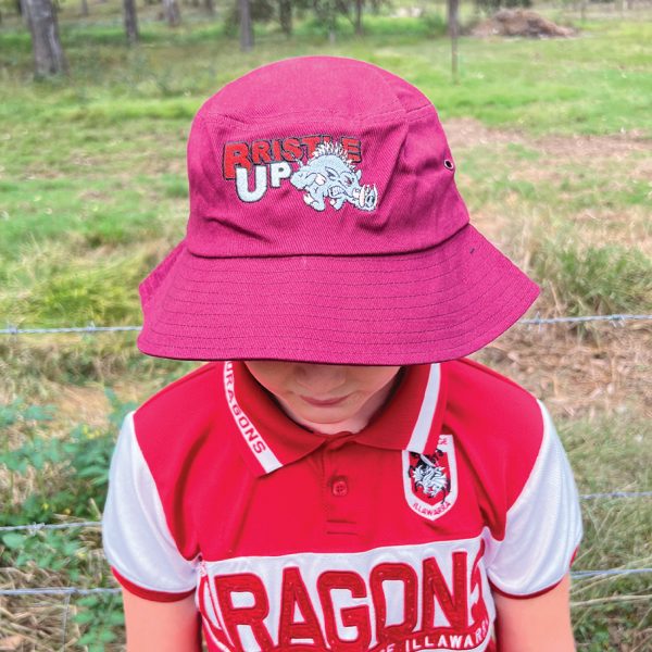 Maroon Bucket Hat