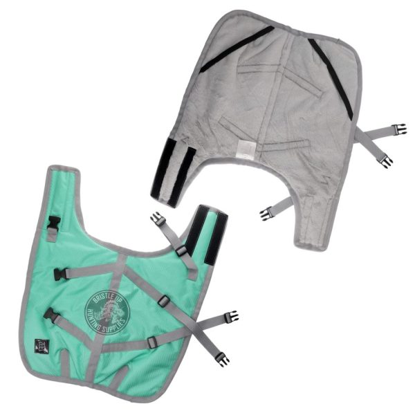 ZeeZ SUPREME Dog Coat GEN 2 Mint Green / Grey - Image 3
