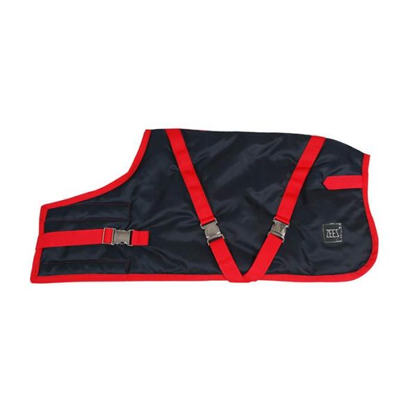 ZeeZ SUPREME Dog Coat Navy Stone / Red