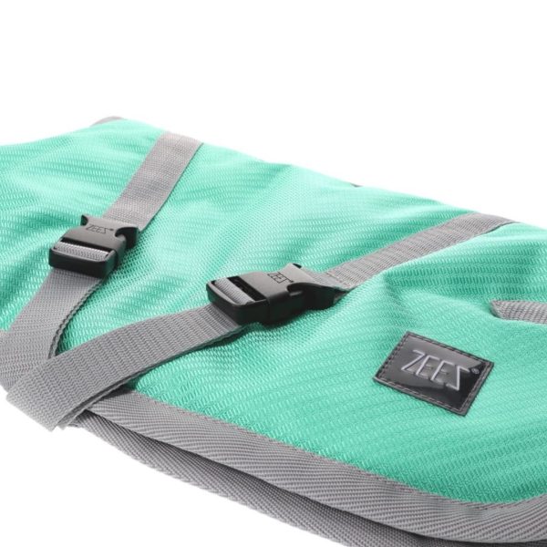 ZeeZ SUPREME Dog Coat GEN 2 Mint Green / Grey - Image 4