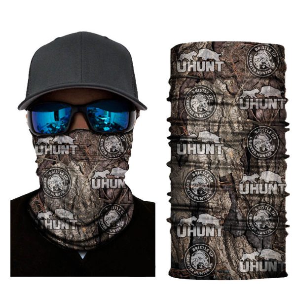 Fabric Neck Gaiter - Face Shield - Bristle Up Uhunt - Free Postage