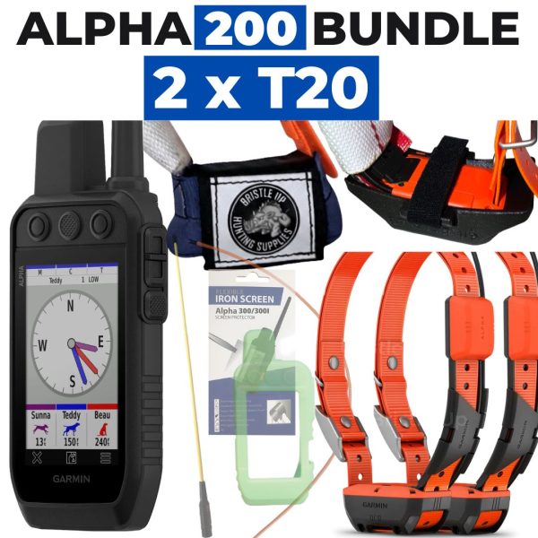 GARMIN Alpha 200 + T20 x 2 + Accessories Included (2026)