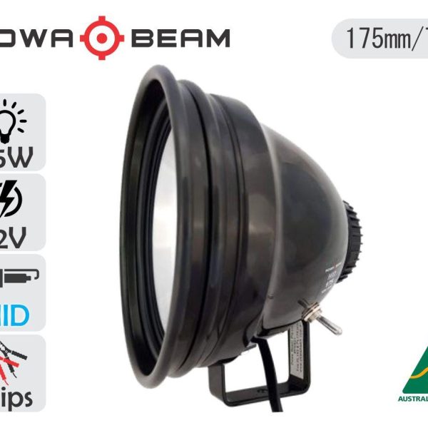 Powa Beam 7" Spotlight 55w HID
