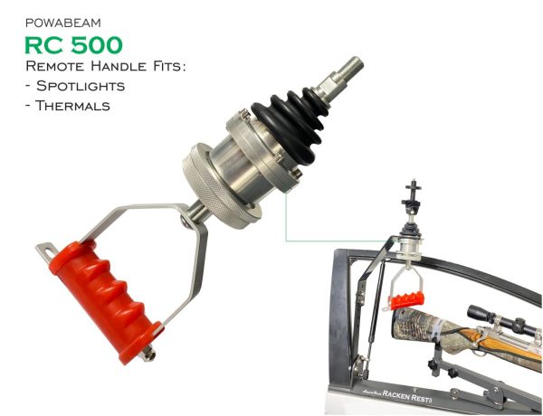 GENUINE Powa Beam RC504 V4 (NEW) - Quick Draw Remote Handle w Thermal Compatibility - Image 2