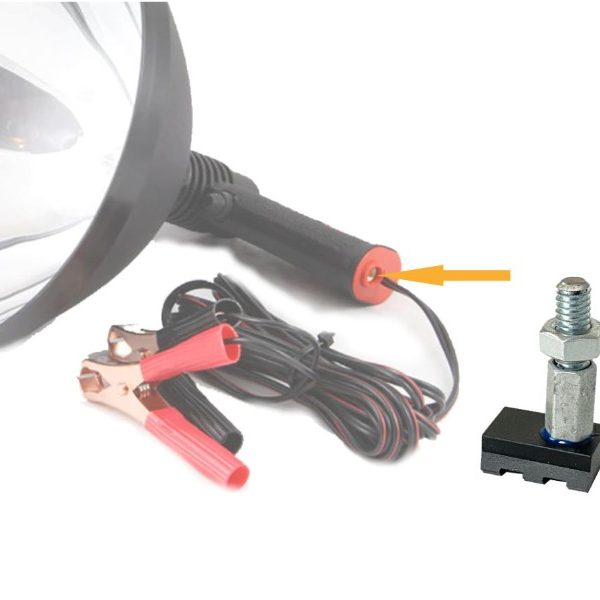 Alternative view of SmartRest Rail - Hand Held Spotlights