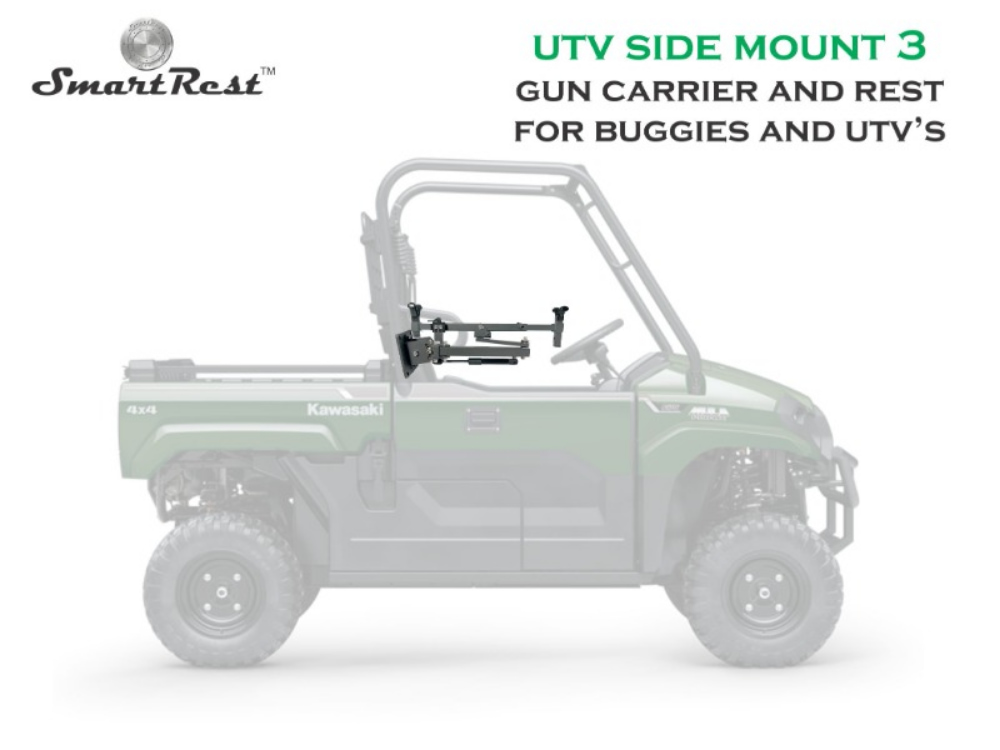 SmartRest UTV Gun Rack - Side Mount - SRUTVS3 - Image 3