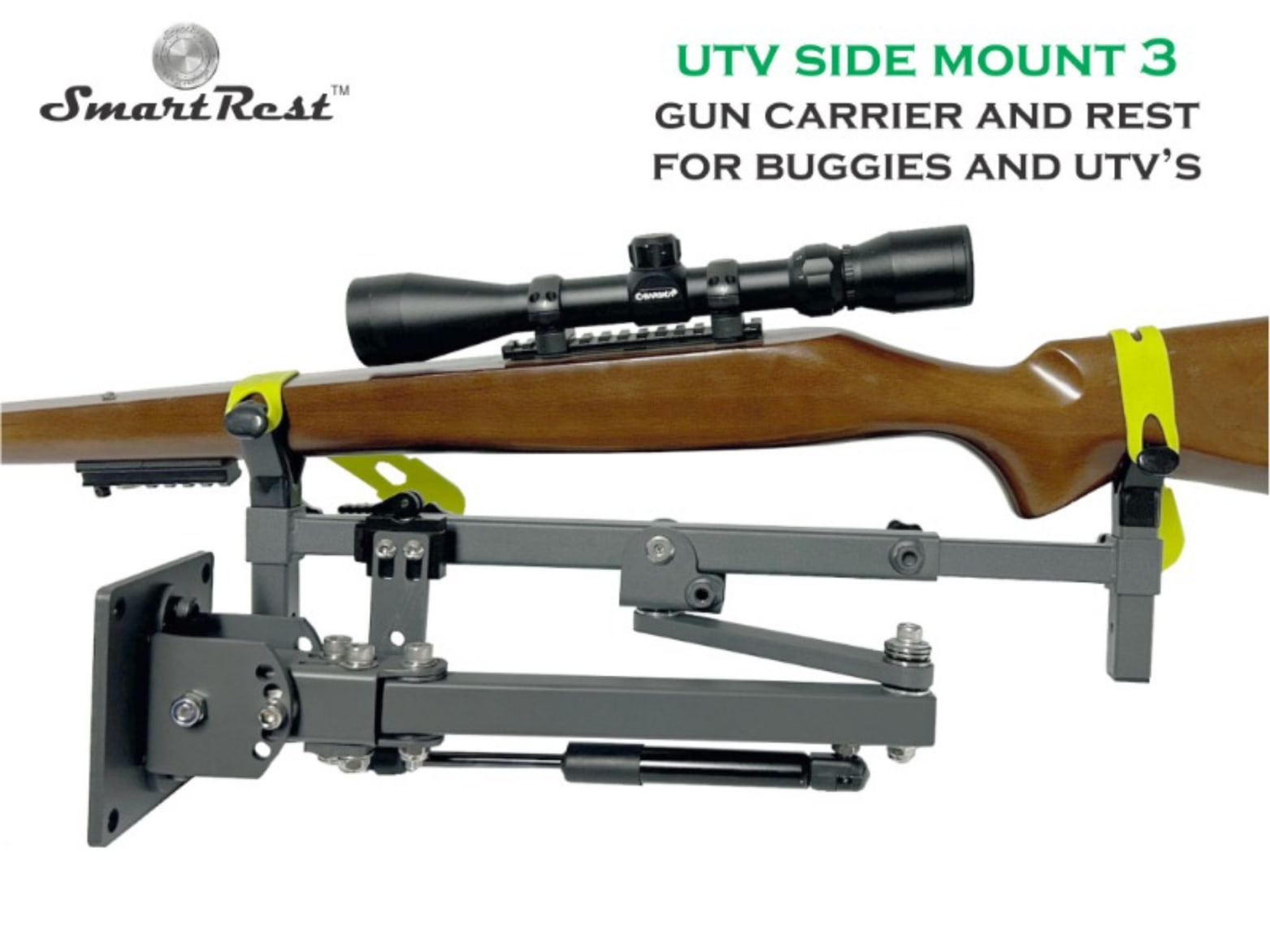 SmartRest UTV Gun Rack - Side Mount - SRUTVS3 - Image 6