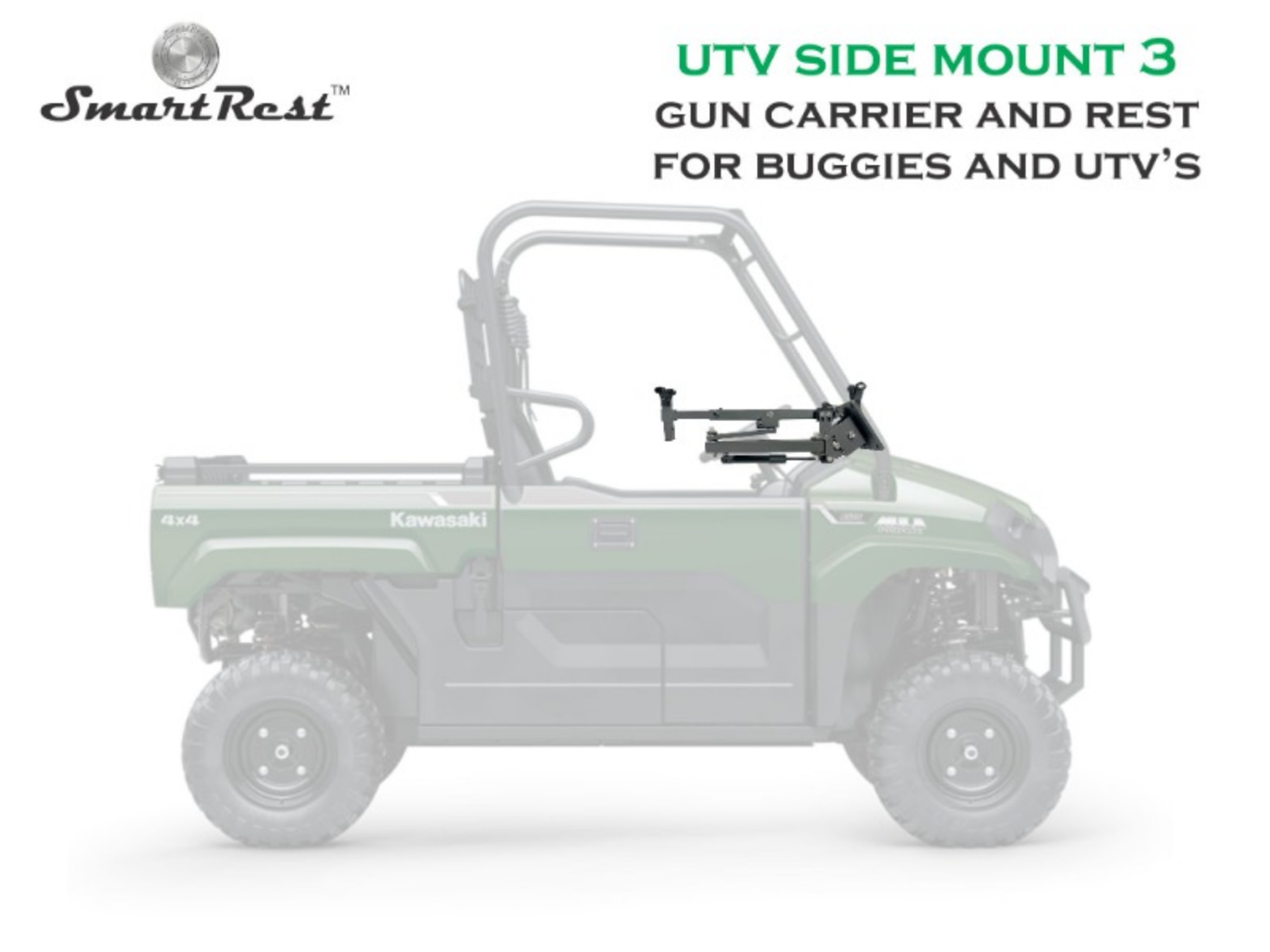 SmartRest UTV Gun Rack - Side Mount - SRUTVS3 - Image 10