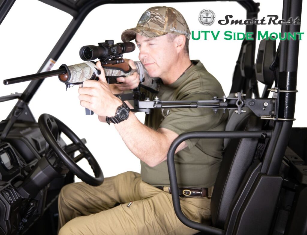 SmartRest UTV Side Mount Gun Rack BRISTLE UP