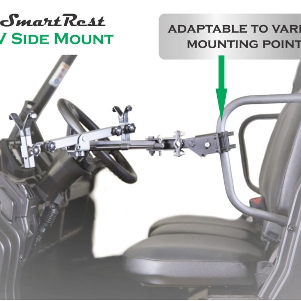 Alternative view of SmartRest UTV Side Mount Gun Rack SRUTVS3