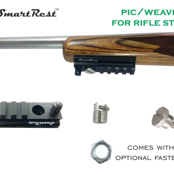 Alternative view of SmartRest Weaver Rail (rifle stock)