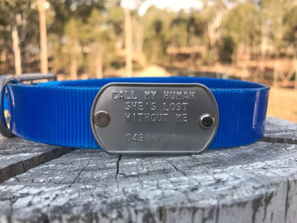 Custom Made Metal Dog Tag by itself (Attach to your own collar) - Image 10
