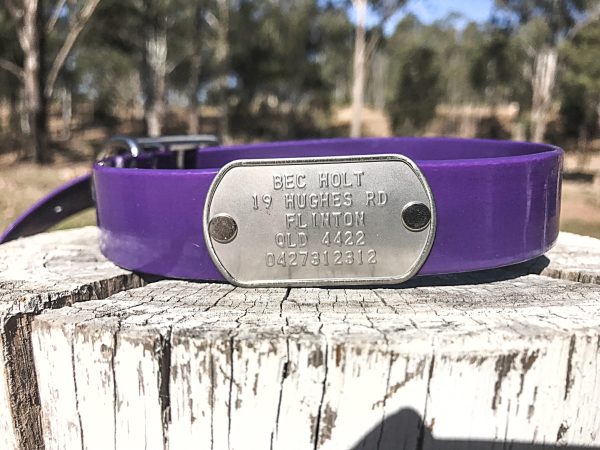 Custom Made Metal Dog Tag by itself (Attach to your own collar) - Image 7