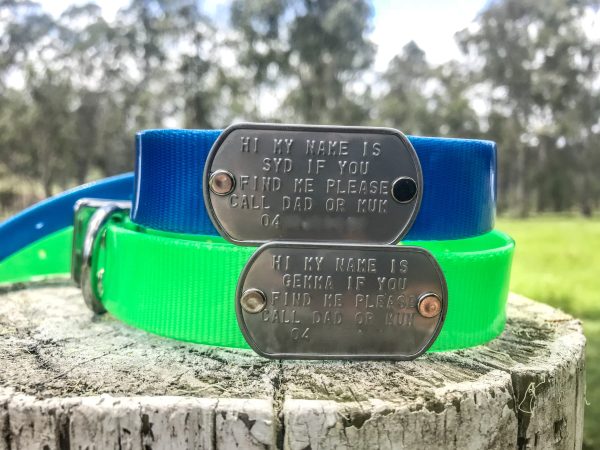 Custom Made Metal Dog Tag by itself (Attach to your own collar) - Image 12