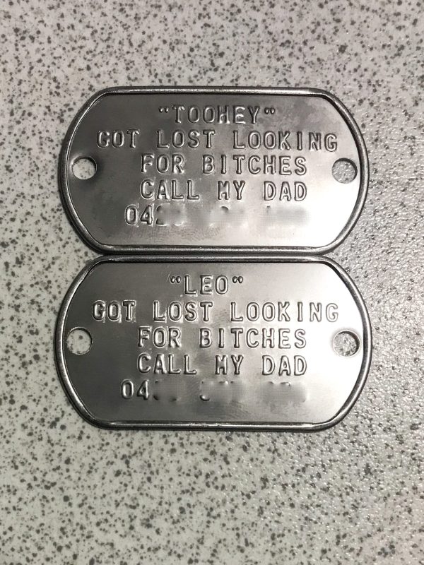 Custom Made Metal Dog Tag by itself (Attach to your own collar) - Image 3