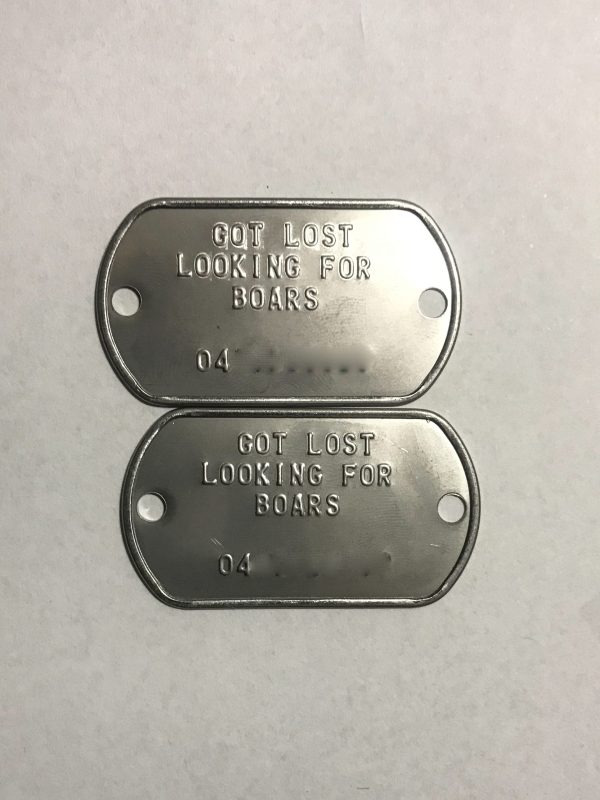 Custom Made Metal Dog Tag by itself (Attach to your own collar) - Image 8