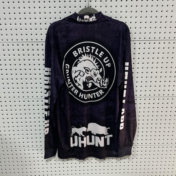 Alternative view of Black Grunge long sleeve shirt- BU0019