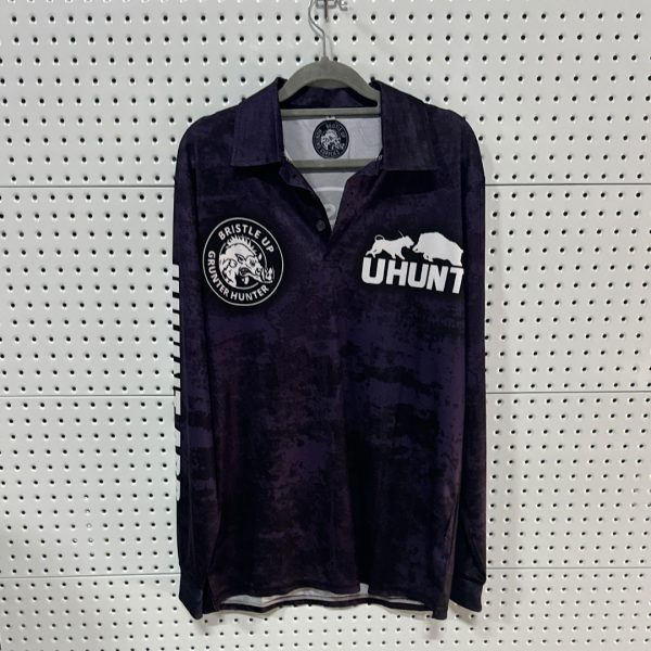 Black Grunge long sleeve shirt- BU0019