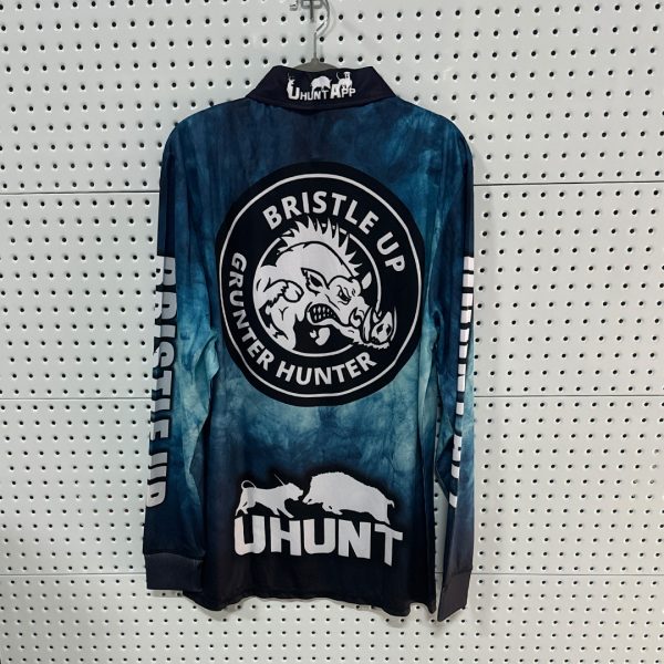 Alternative view of Teal Smoke long sleeve shirt - BU0020