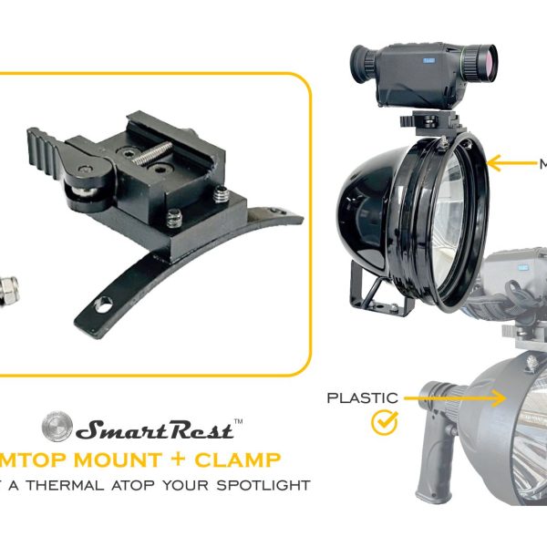 SmartRest Rimtop Mount with Rail - For Thermals