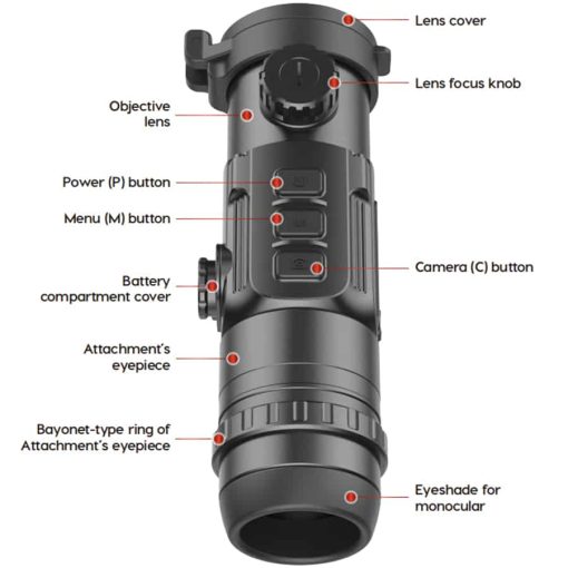 InfiRay iRay Clip T Series Thermal Imaging Rifle Scope Attachment