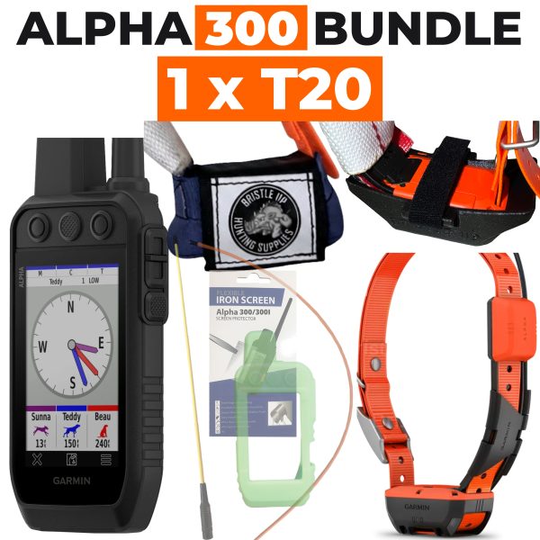 GARMIN Alpha 300i + T20 x 1 + Accessories Included (2026)