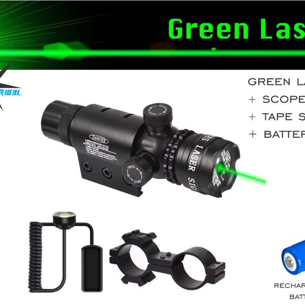 Green Laser + Scope Kit + Battery